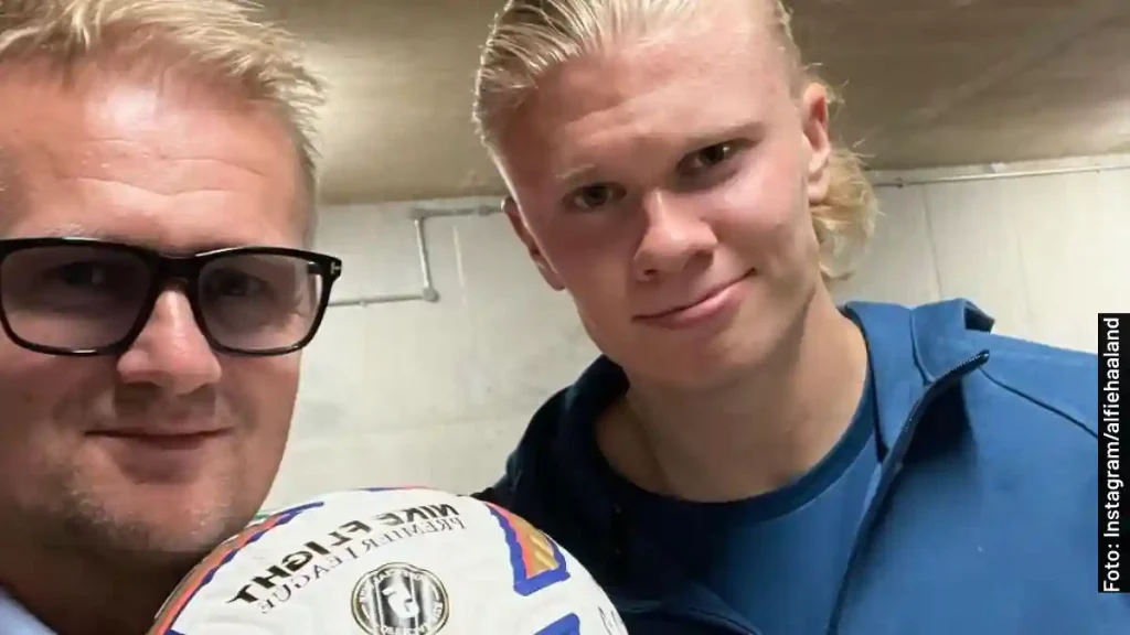 familia de Erling Haaland papás y hermanos