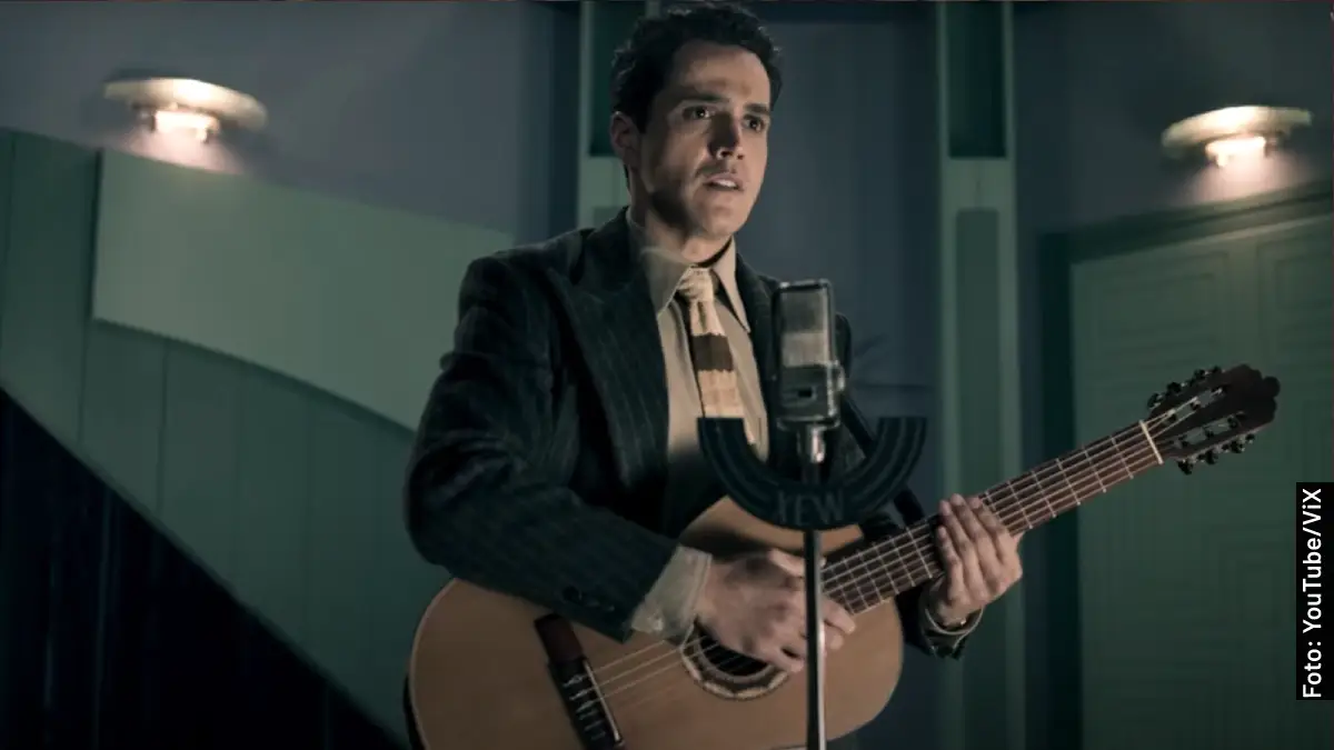 De quién es la voz cuando Pedro Infante canta en la serie de ViX