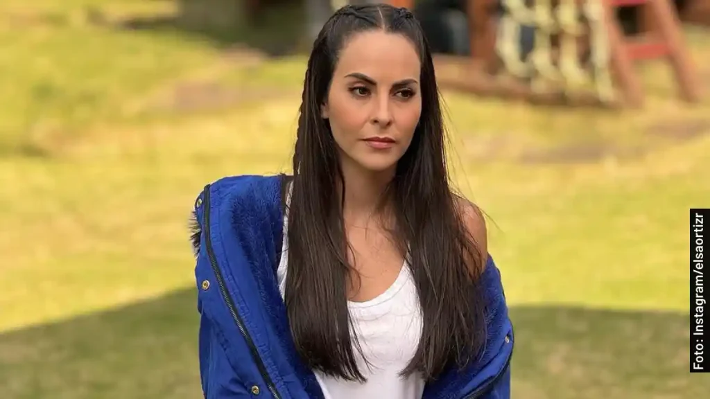 La actriz Elsa Ortíz como Malena en la telenovela Tu Vida es mi Vida