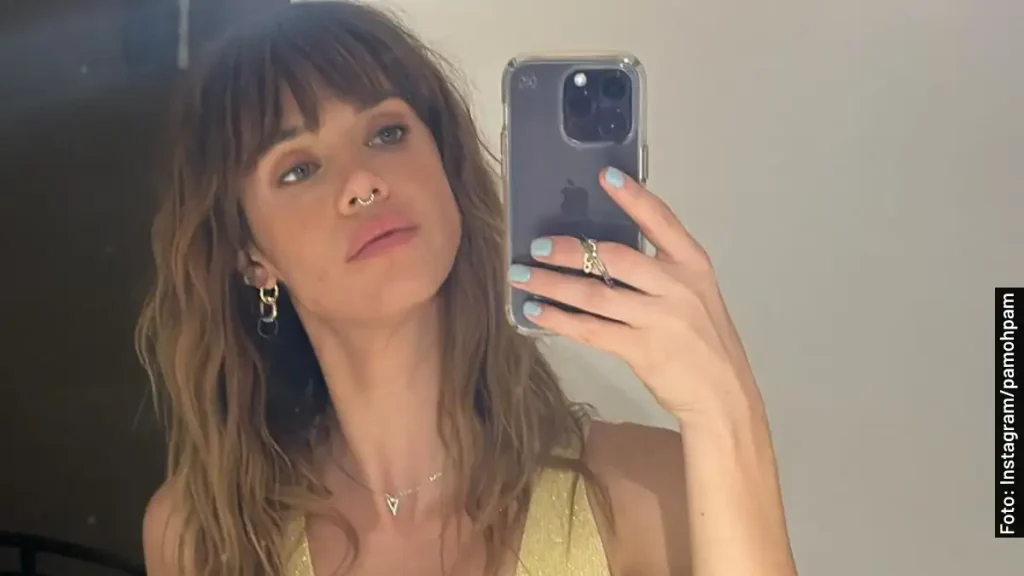 La actriz Pamela Almanza, quien interpreta a Natalia en la serie Lalola