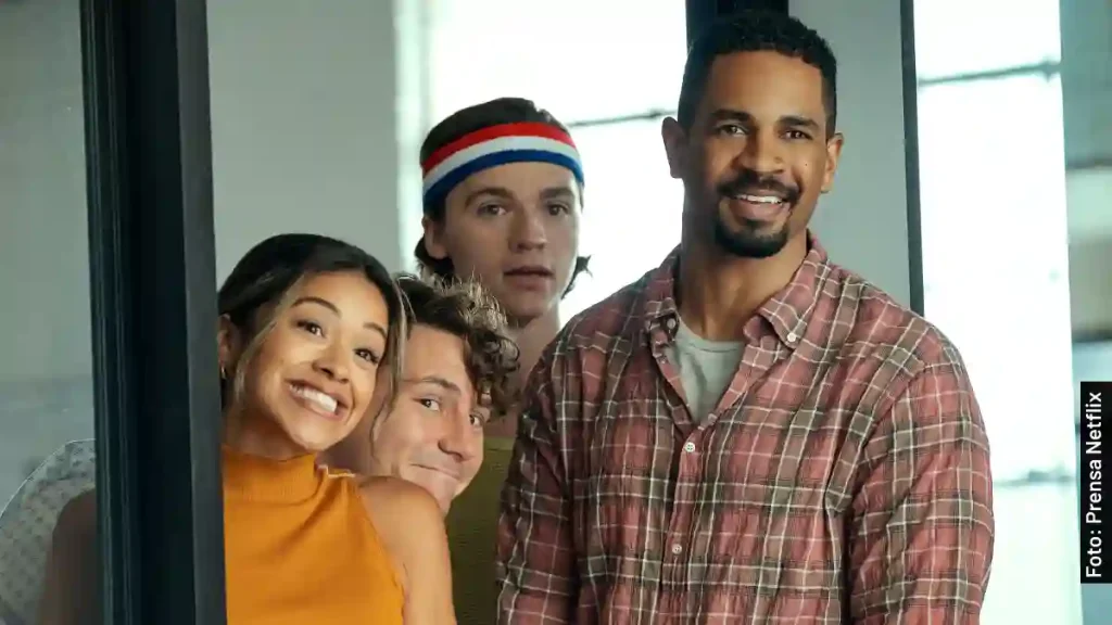 Reparto de actores y personajes en Los Juegos del Amor (2024), película de Netflix