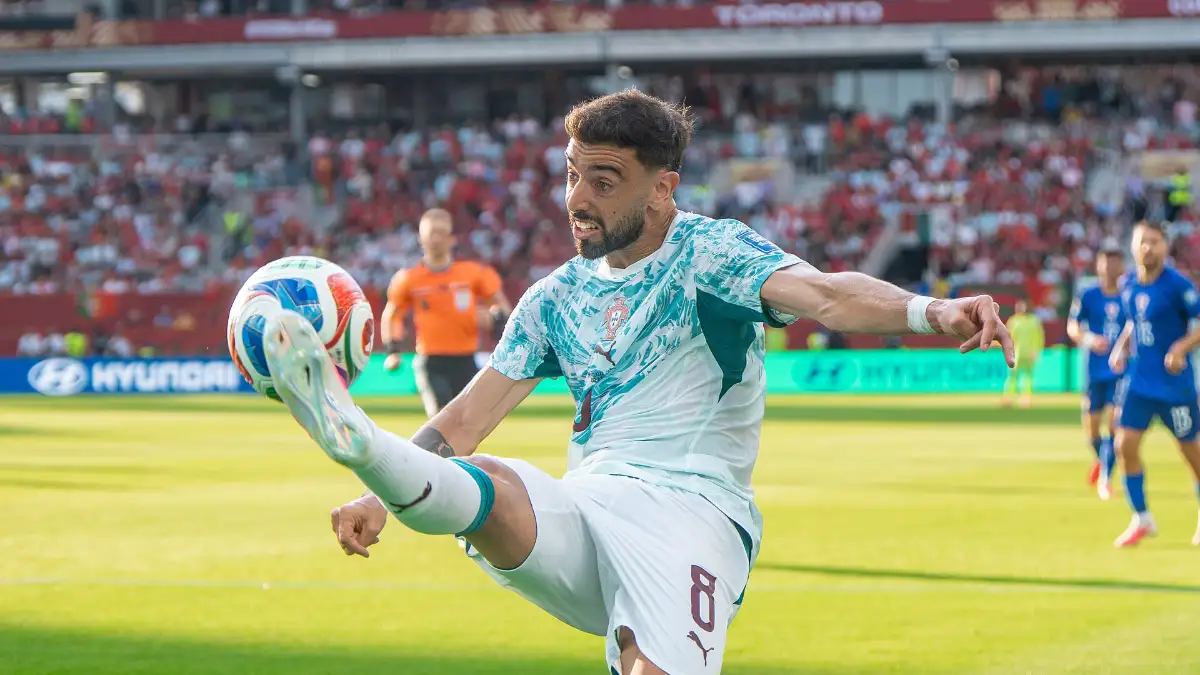 Bruno Fernandes con la Selección de Portugal en el Mundial 2026