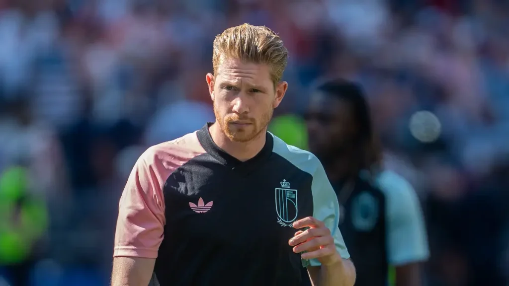 Kevin De Bruyne con la Selección de Bélgica